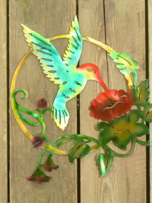 Hummingbird Flower Scene